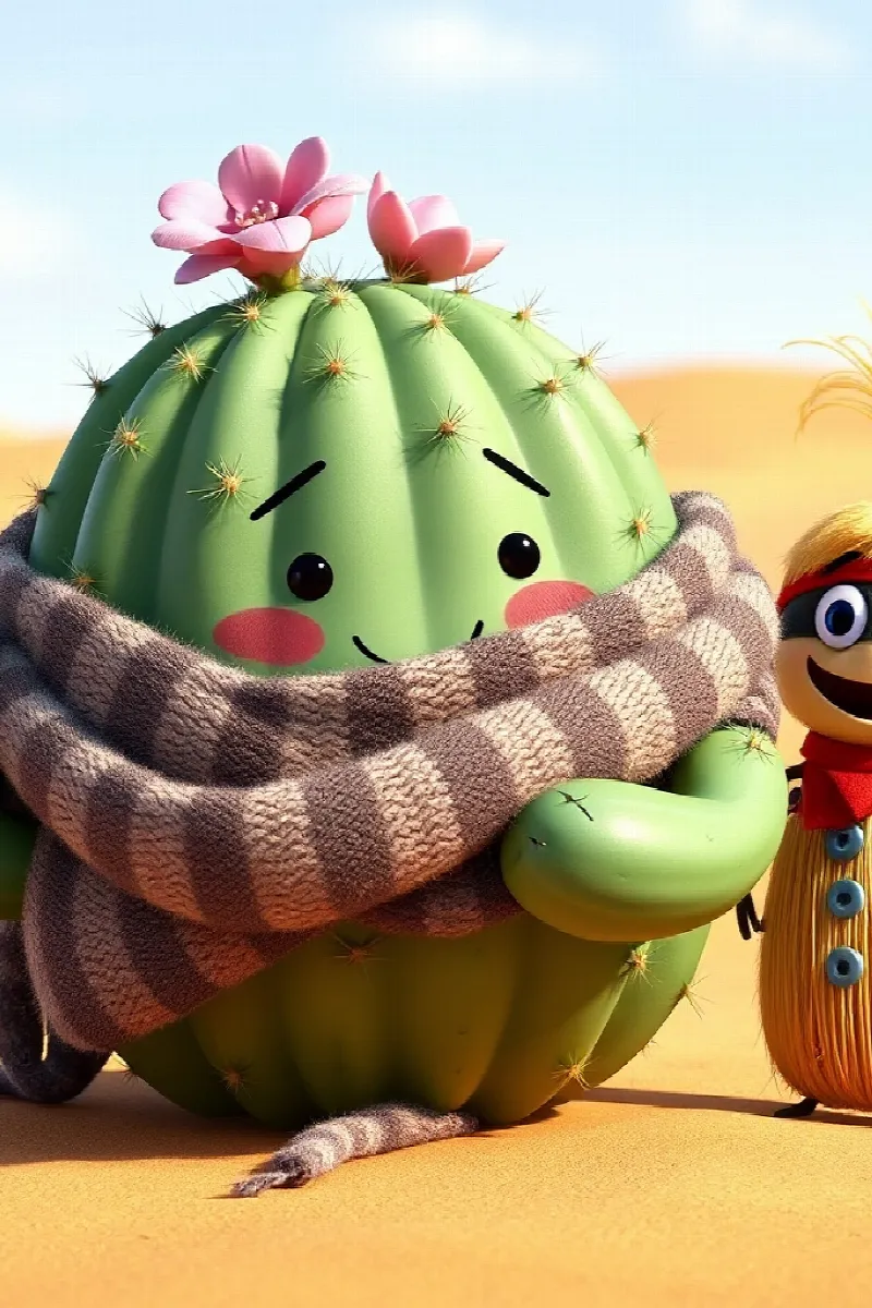 Picture 4 from the tale The Cactus Who Loved Hugs