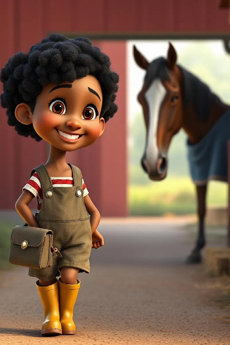 Picture 1 from the tale The Girl and the Horse