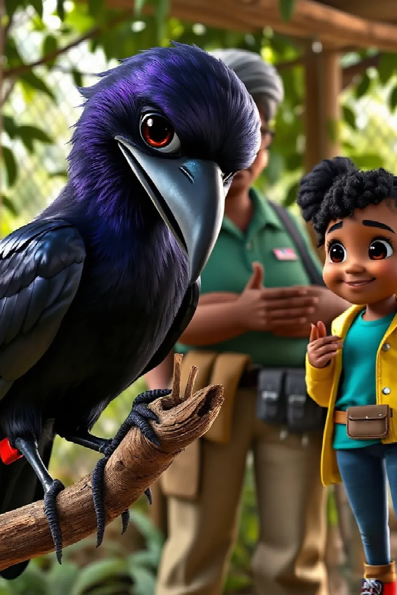 Picture 4 from the tale The Girl and the Rescue Raven