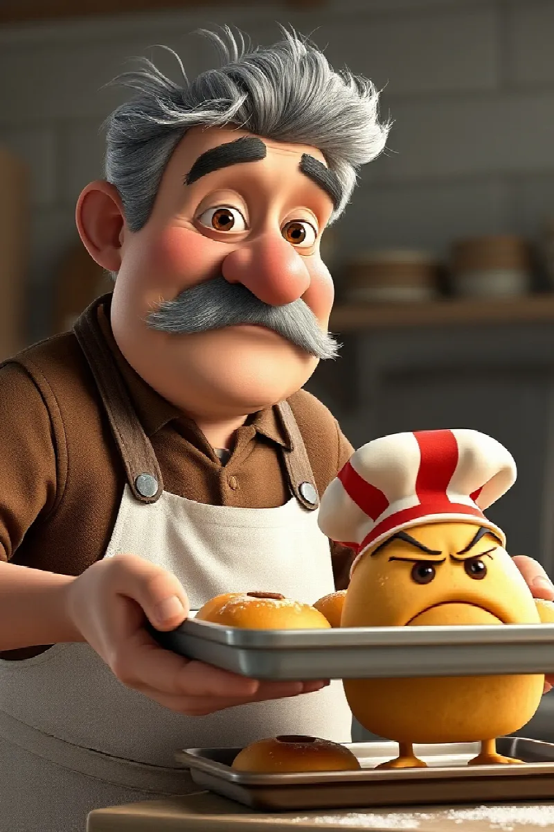 Picture 3 from the tale The Grumpy Baker