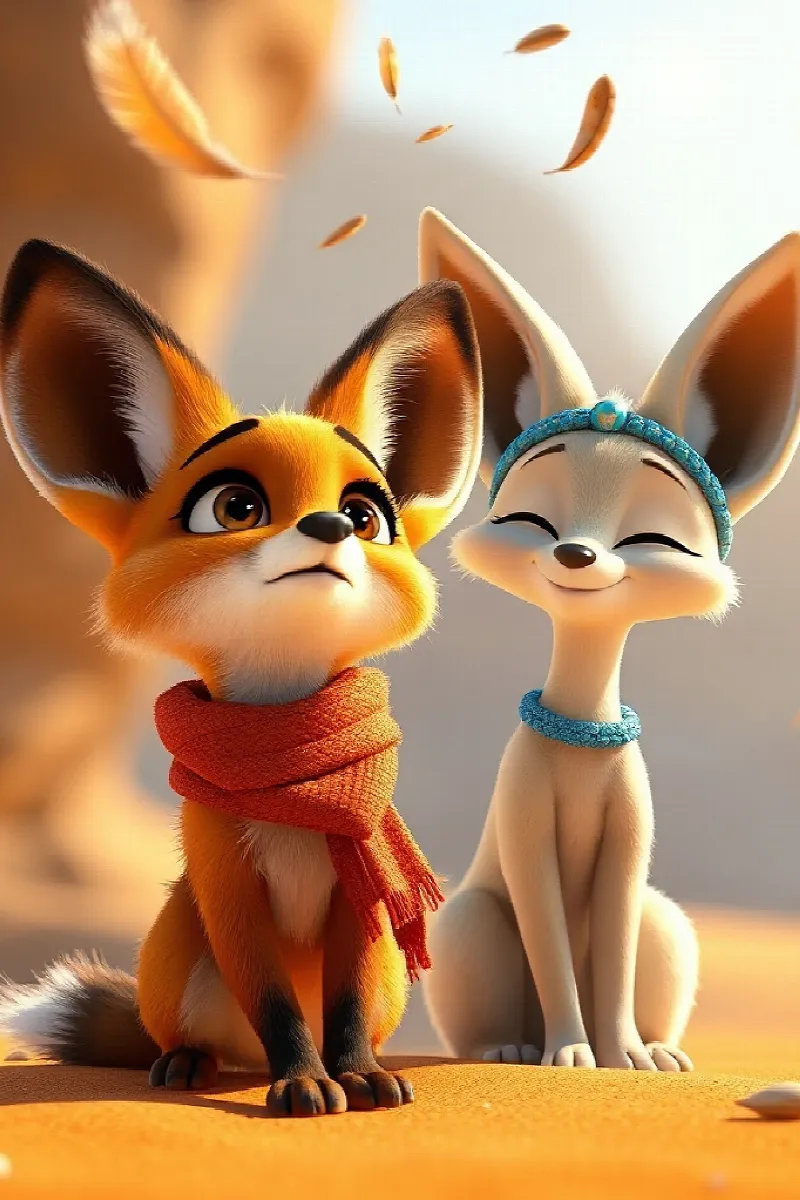 Picture 2 from the tale The Little Desert Fox