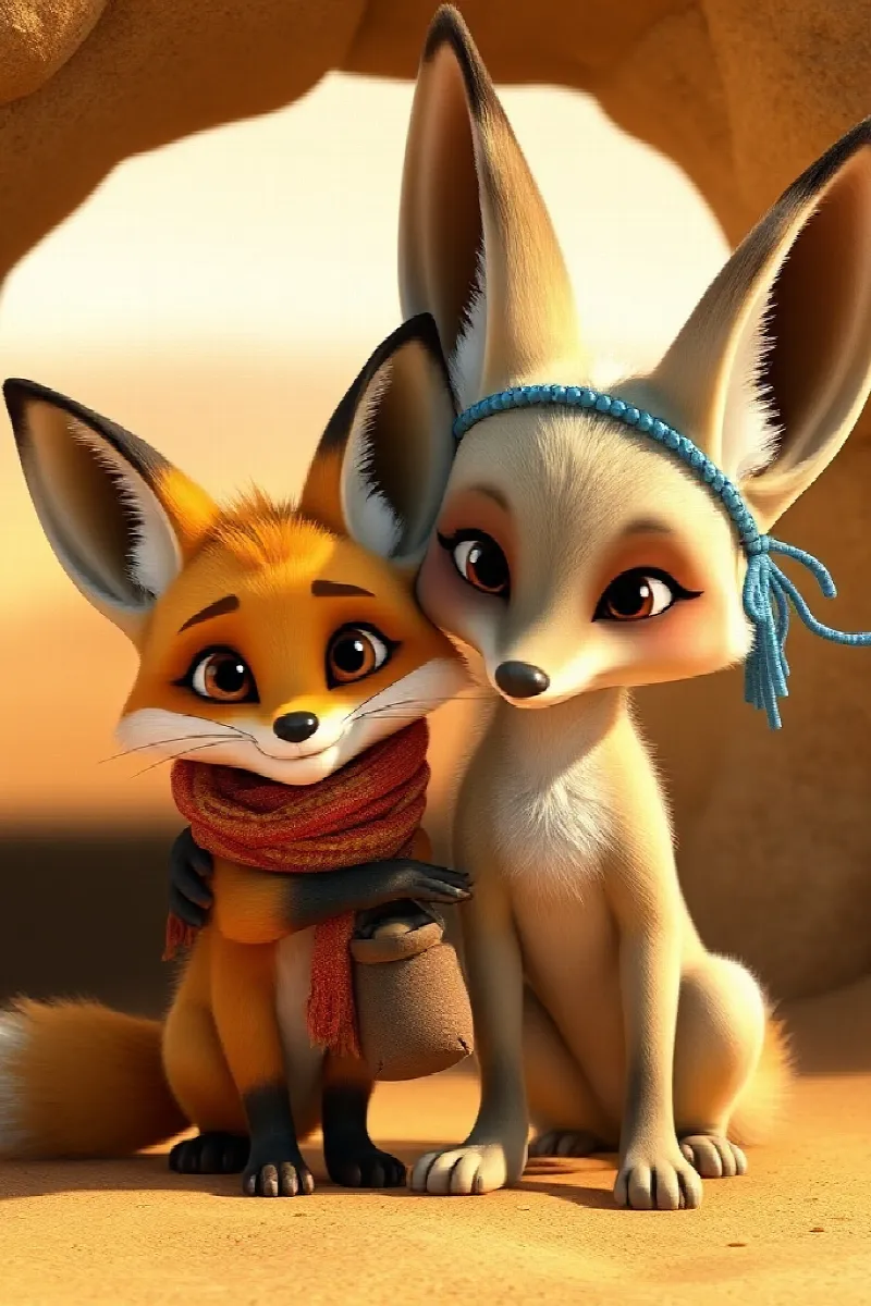 Picture 3 from the tale The Little Desert Fox