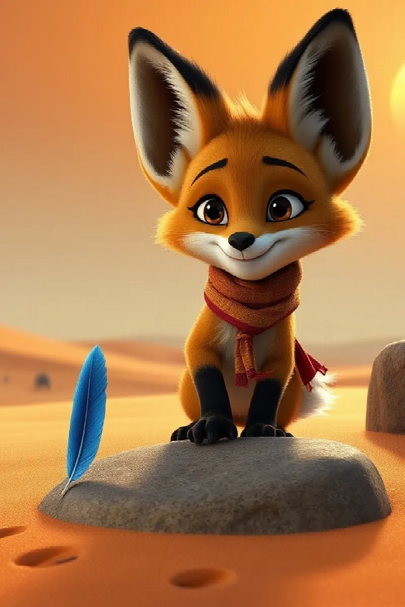Picture 4 from the tale The Little Desert Fox