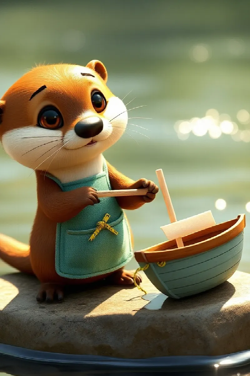 Picture 2 from the tale The Little Otter's Workshop