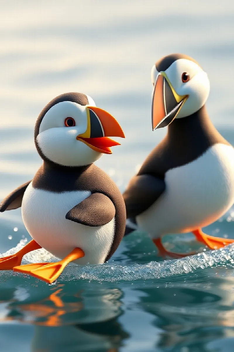 Picture 3 from the tale The Little Puffin