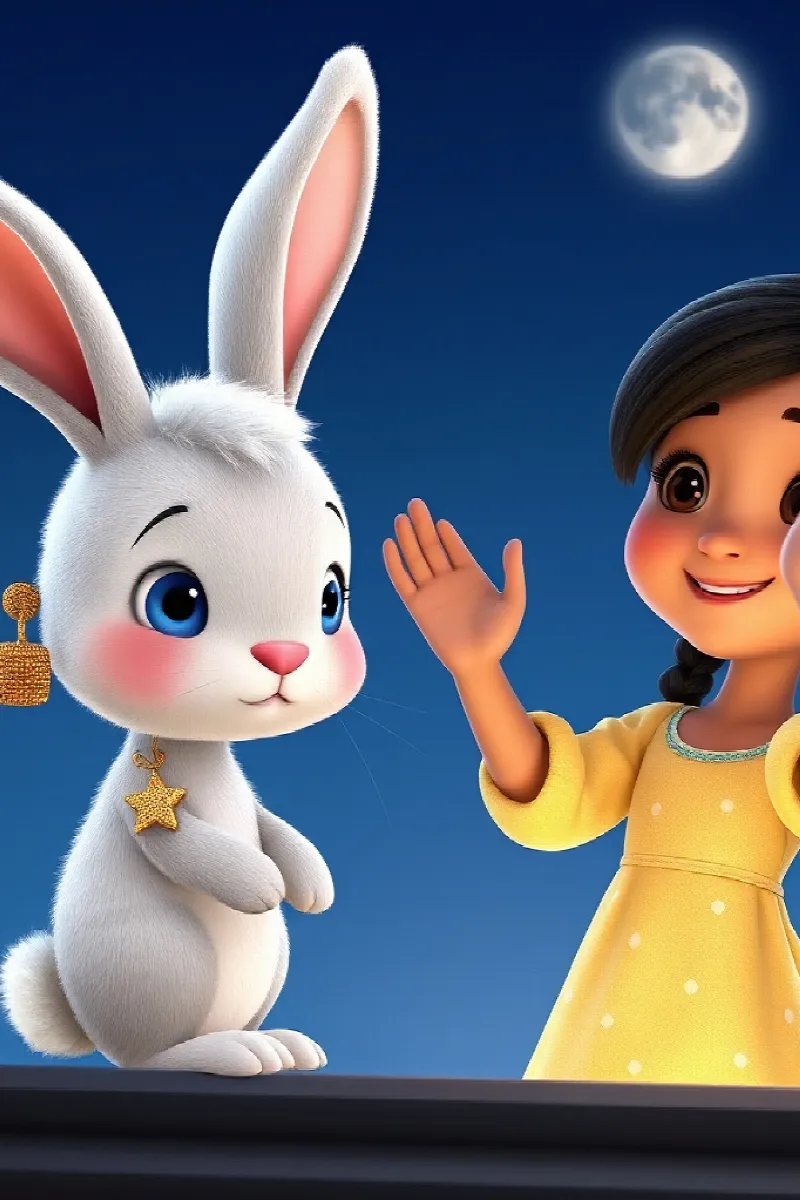 Picture 2 from the tale The Moon Rabbit's Friend
