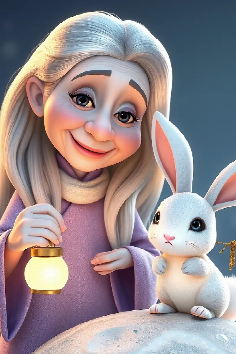 Picture 3 from the tale The Moon Rabbit's Friend
