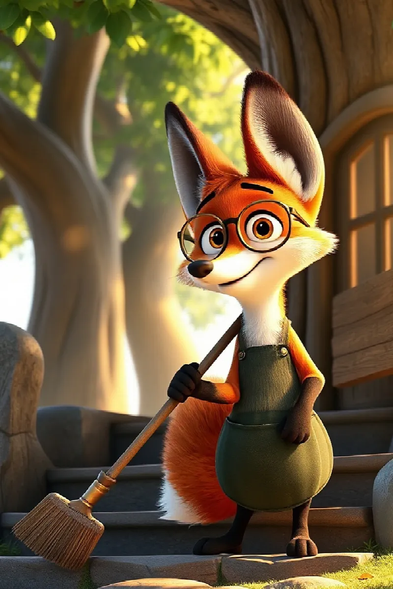 Picture 1 from the tale The Little Fox's Bookshop