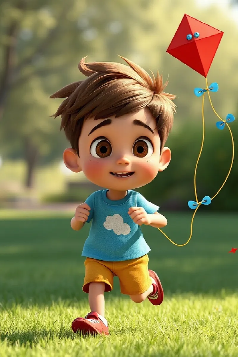 Picture 3 from the tale The Little Courage Kite