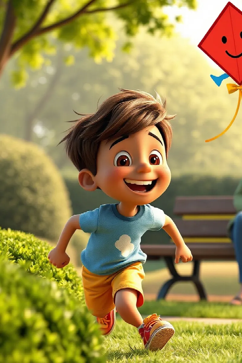 Picture 4 from the tale The Little Courage Kite