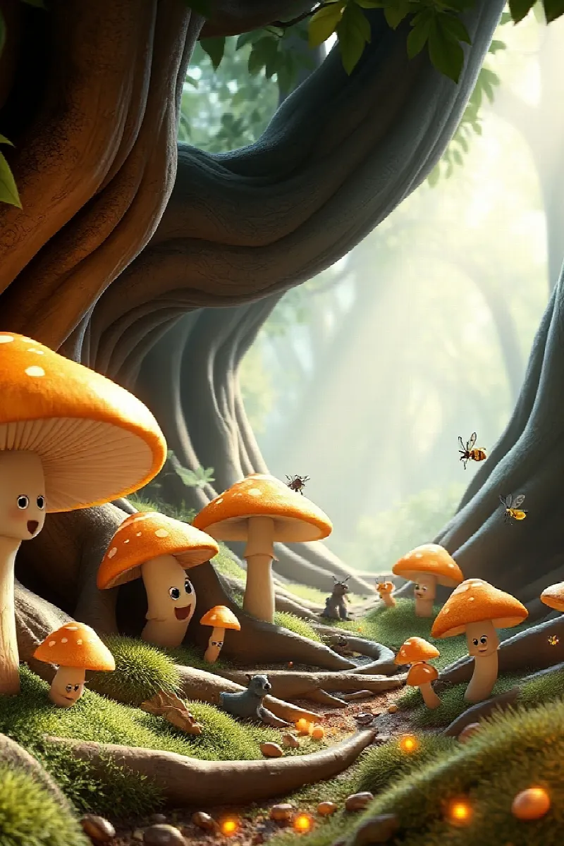 Picture 1 from the tale The Mushroom Tea Party