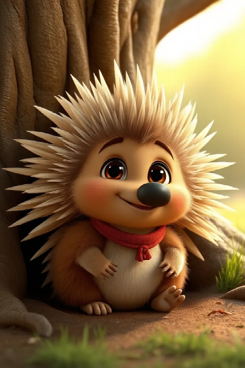 Picture 1 from the tale The Porcupine's Balloon