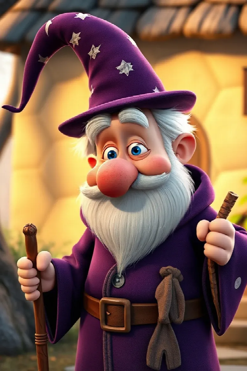 Picture 1 from the tale The Sneezing Wizard