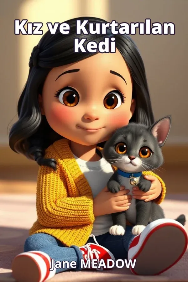 Kız ve Kurtarılan Kedi