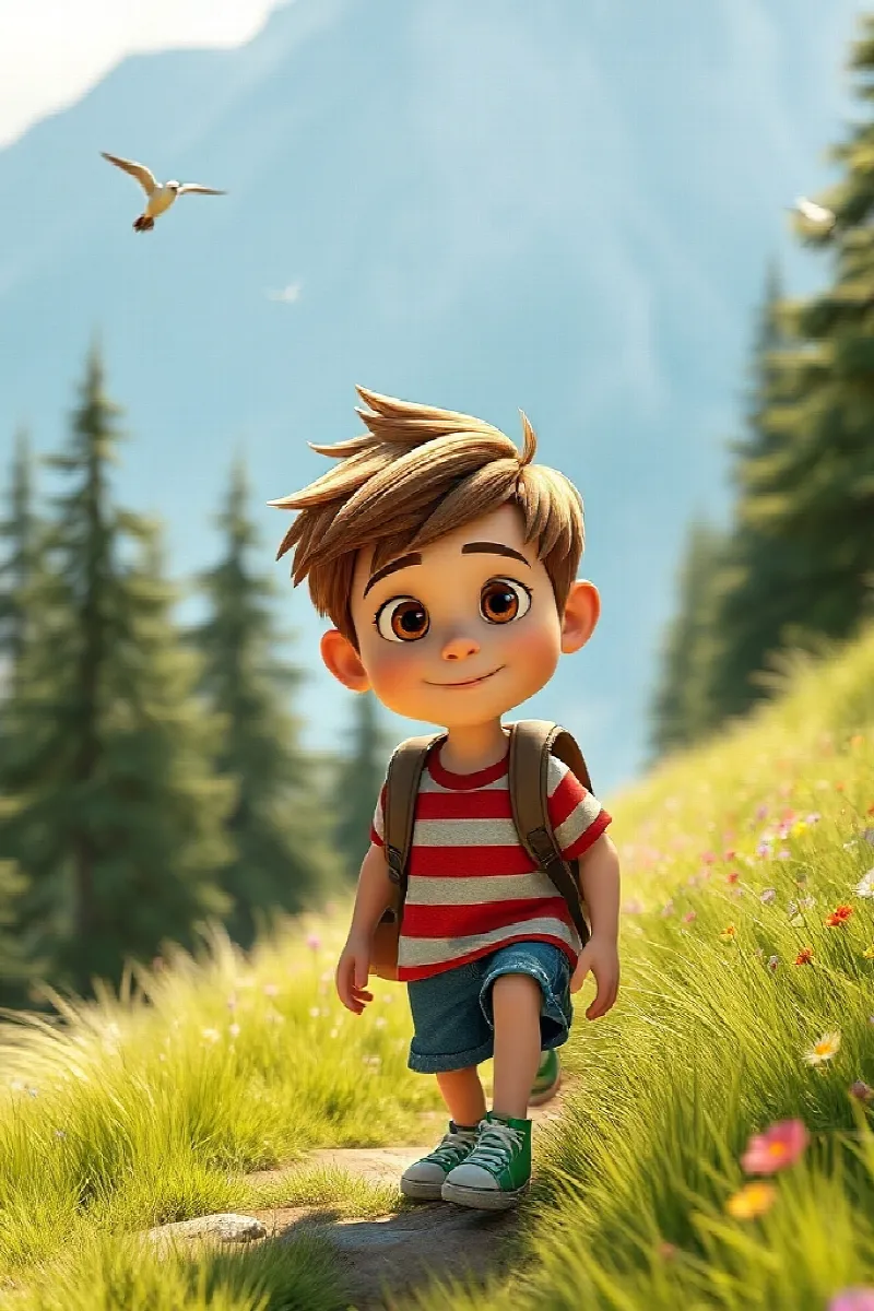 Picture 2 from the tale The Boy and the Pegasus