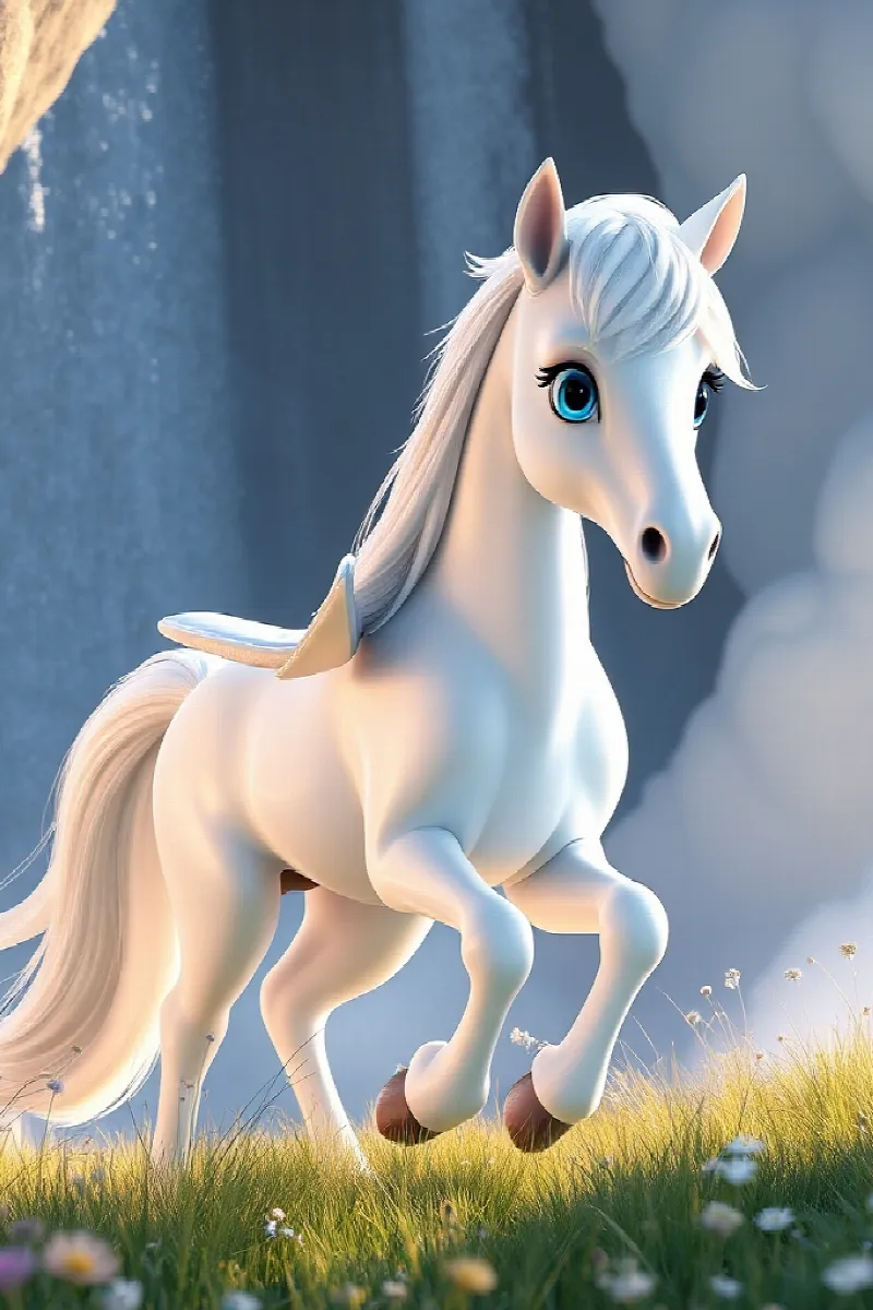 Picture 3 from the tale The Boy and the Pegasus