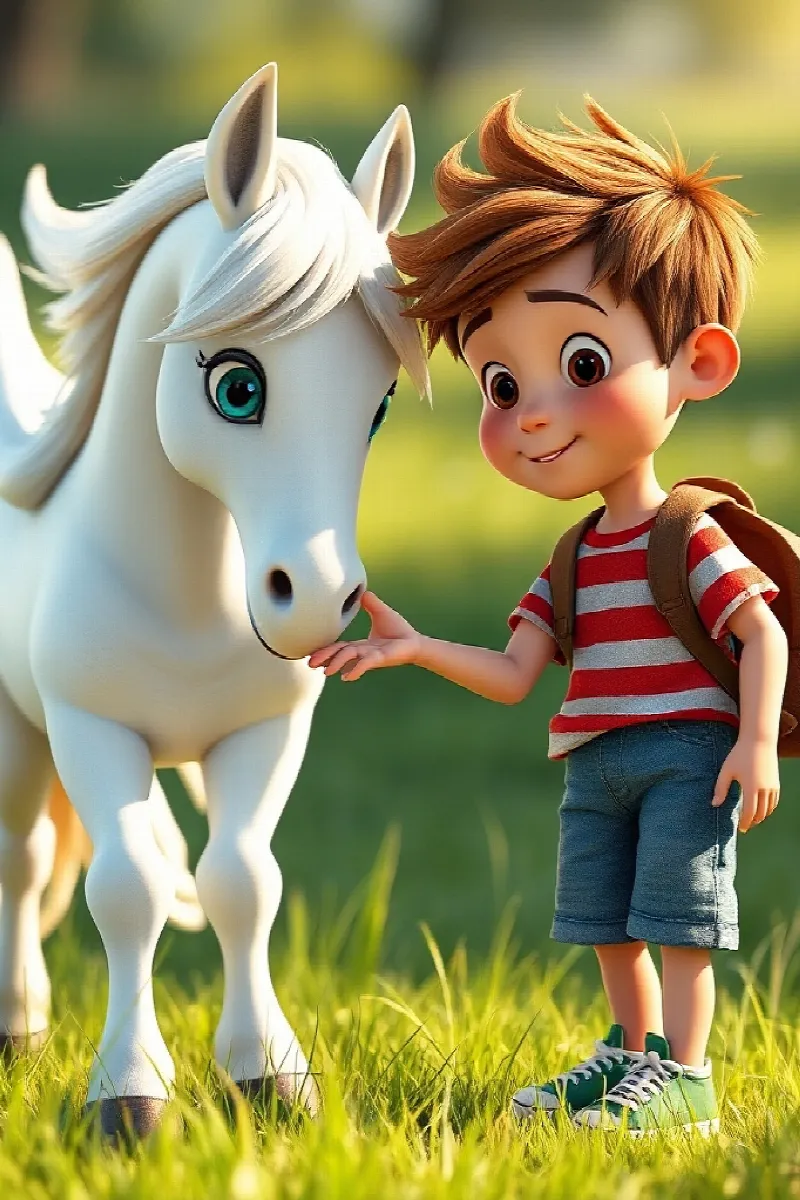 Picture 4 from the tale The Boy and the Pegasus