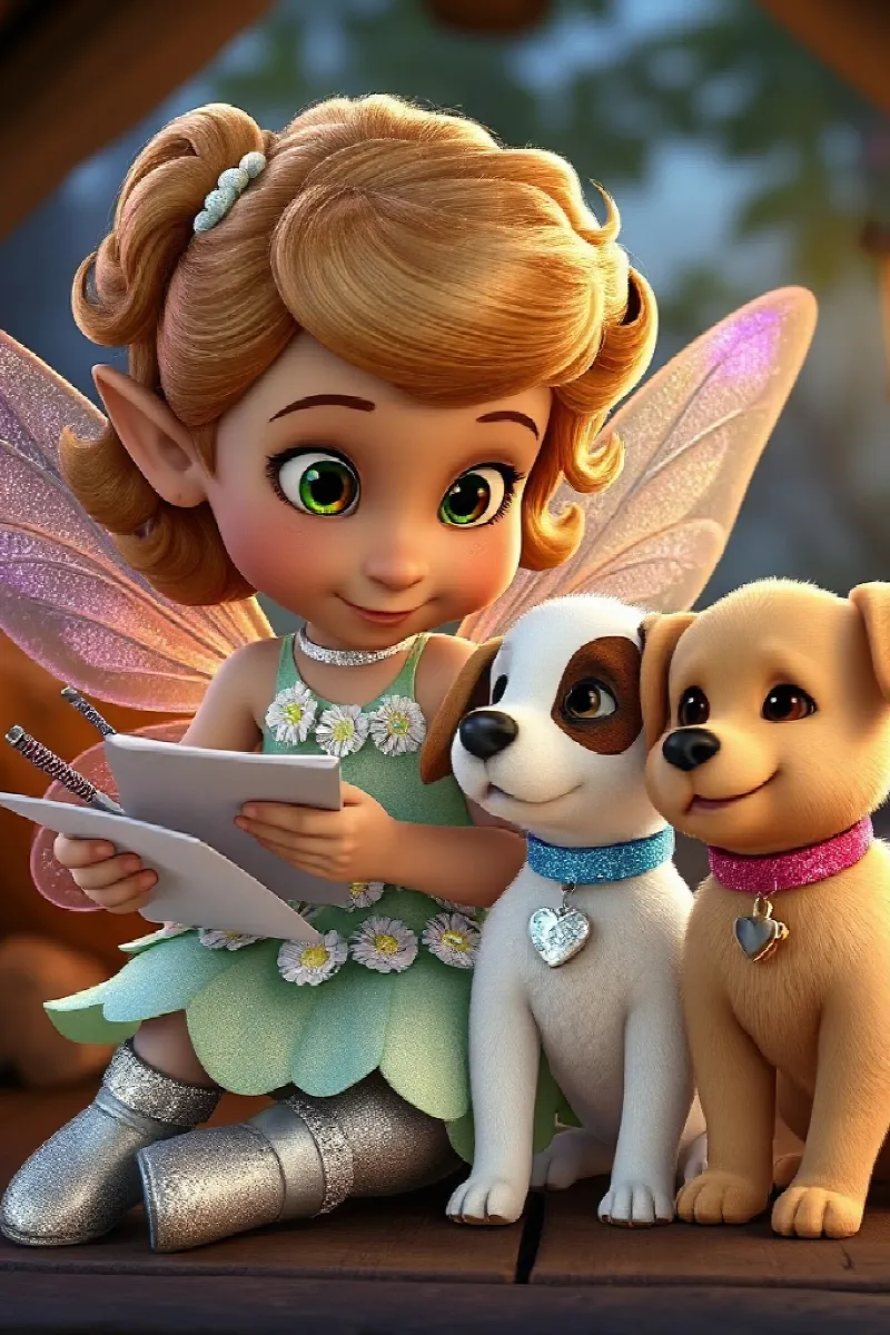Picture 3 from the tale The Fairy's Puppy Parade