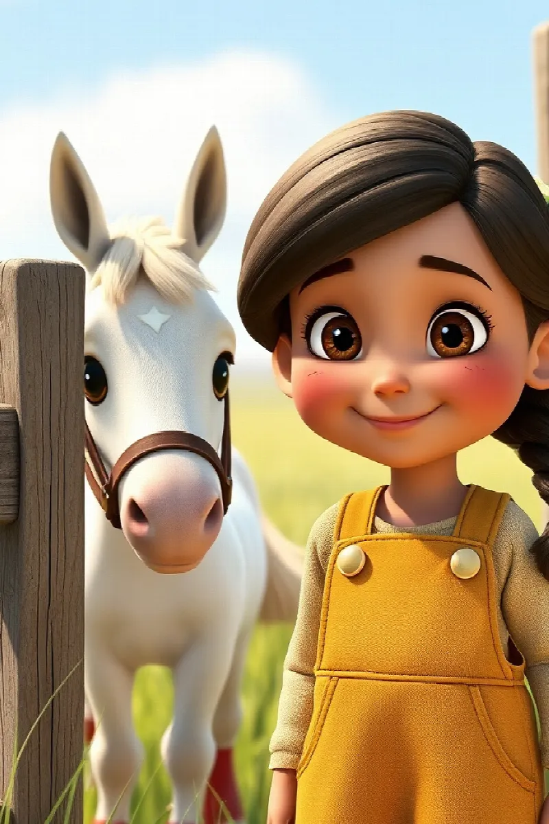 Picture 3 from the tale The Girl and the White Horse