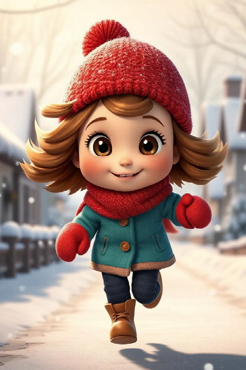 Picture 1 from the tale The Girl and the Winter Fox