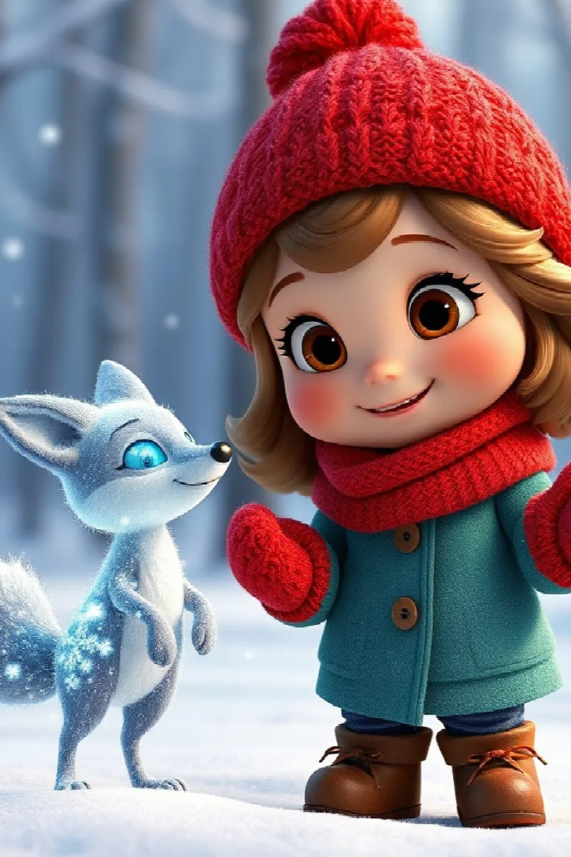 Picture 3 from the tale The Girl and the Winter Fox