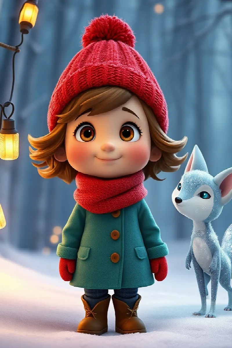 Picture 4 from the tale The Girl and the Winter Fox
