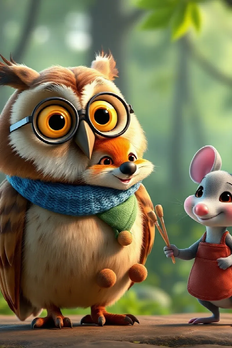 Picture 4 from the tale The Little Fox Orchestra