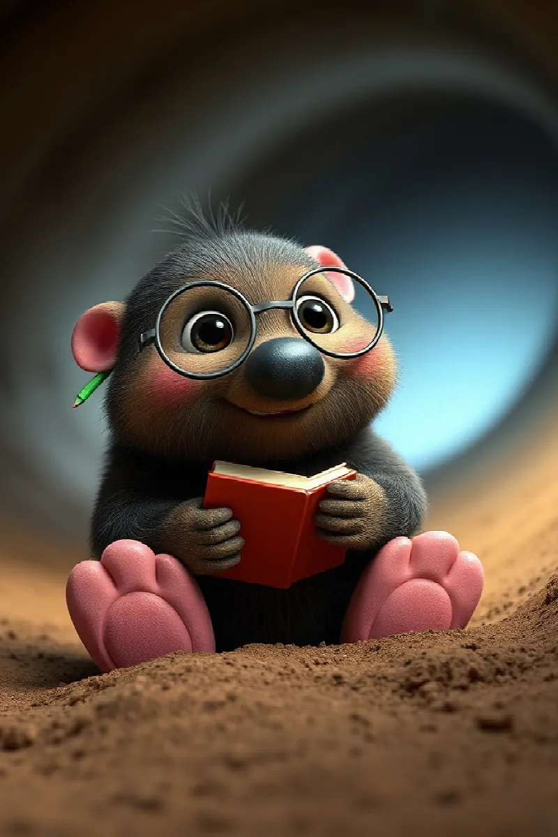 Picture 2 from the tale The Little Mole's Diary
