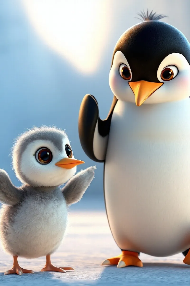 Picture 4 from the tale The Little Penguin's Promise