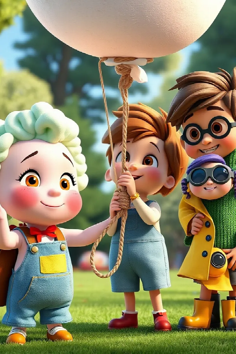 Picture 2 from the tale The Marshmallow Balloon