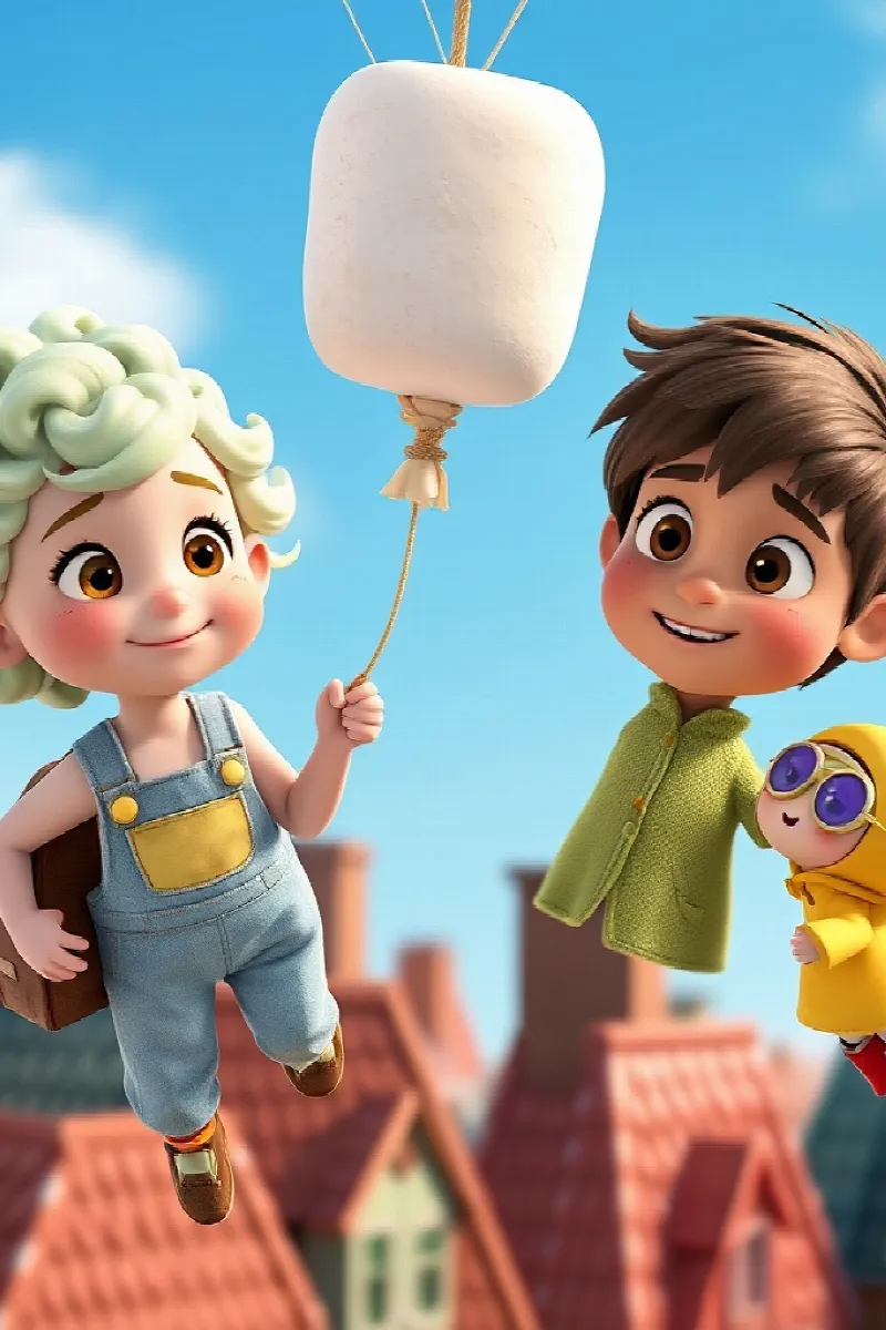 Picture 3 from the tale The Marshmallow Balloon