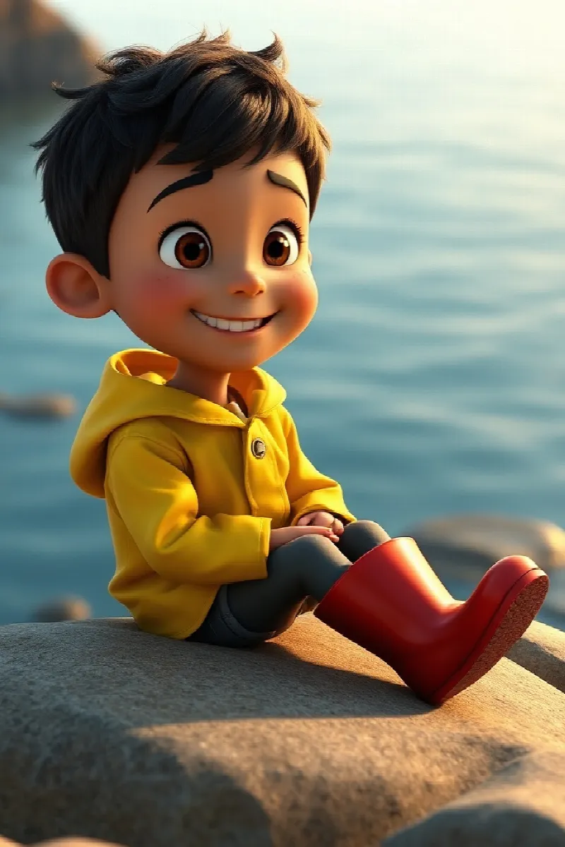 Picture 2 from the tale The Boy and the Seal