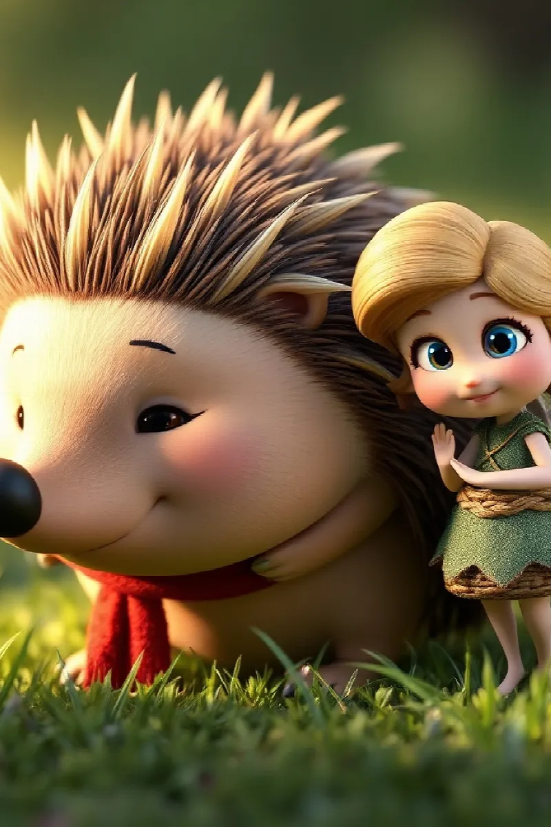 Picture 3 from the tale The Fairy and the Hedgehog