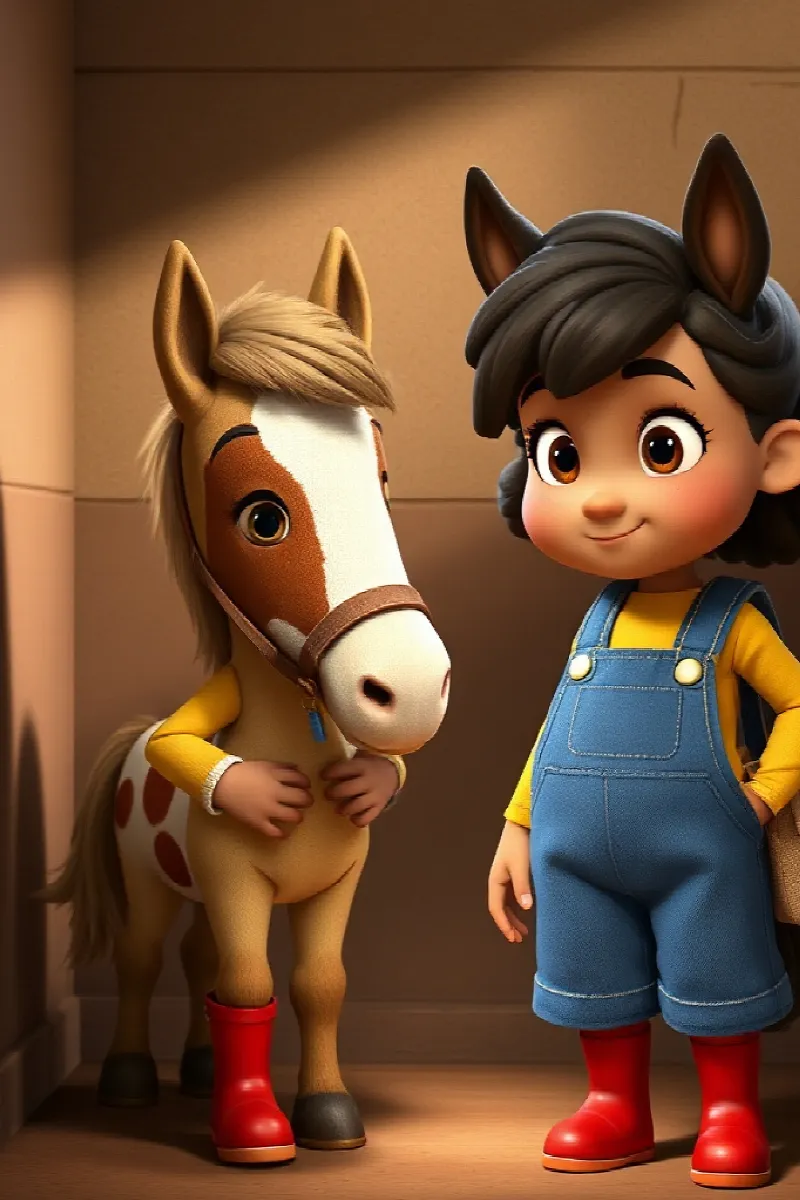 Picture 2 from the tale The Girl and the Rescue Pony