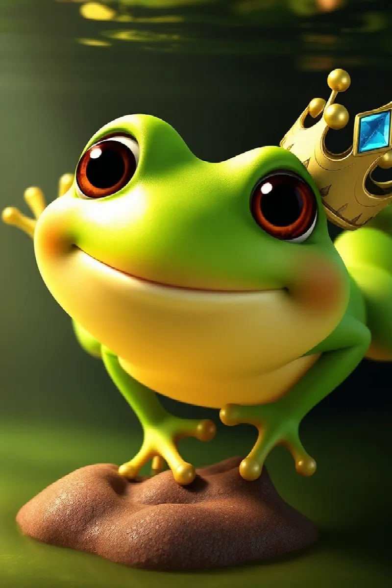 Picture 2 from the tale The Little Frog's Crown