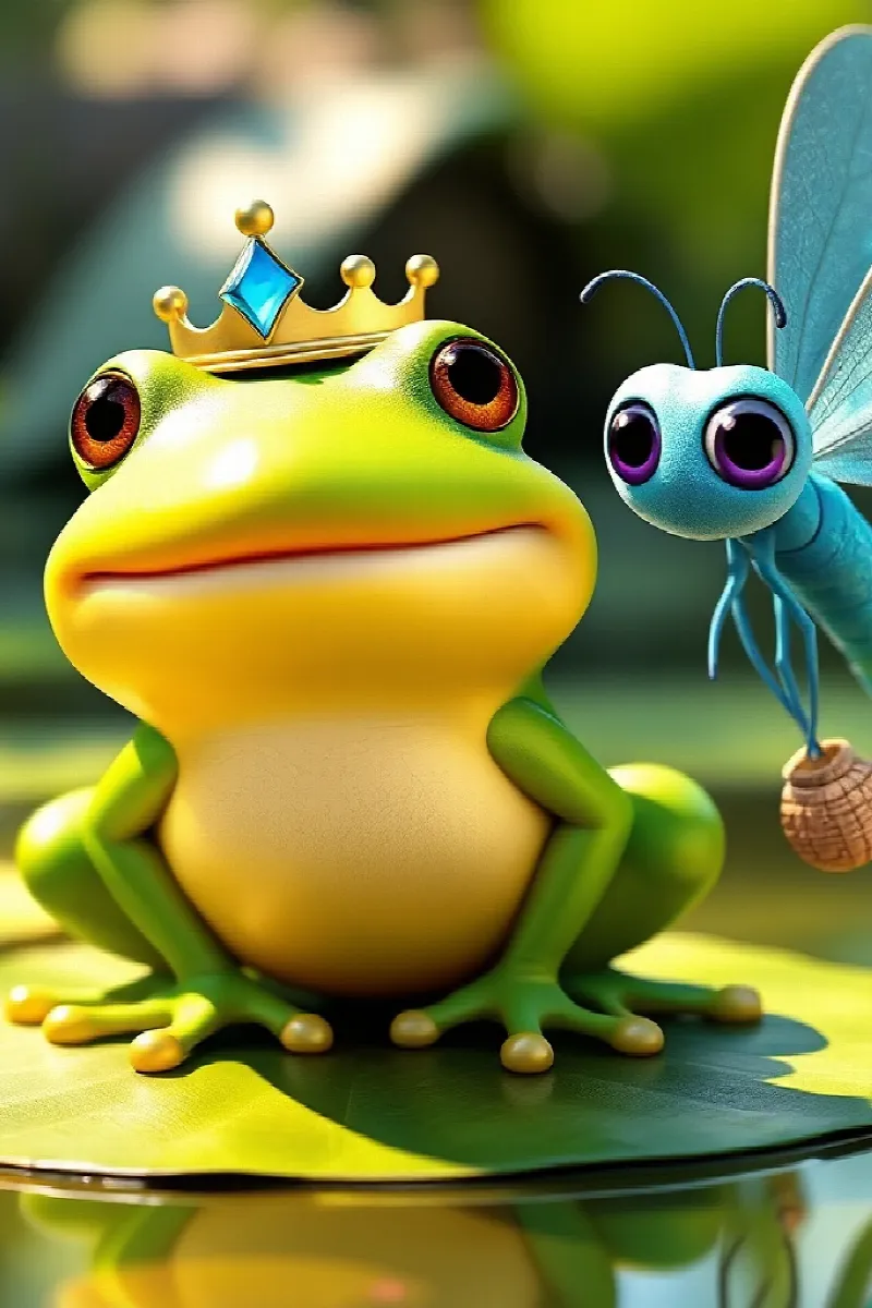 Picture 3 from the tale The Little Frog's Crown