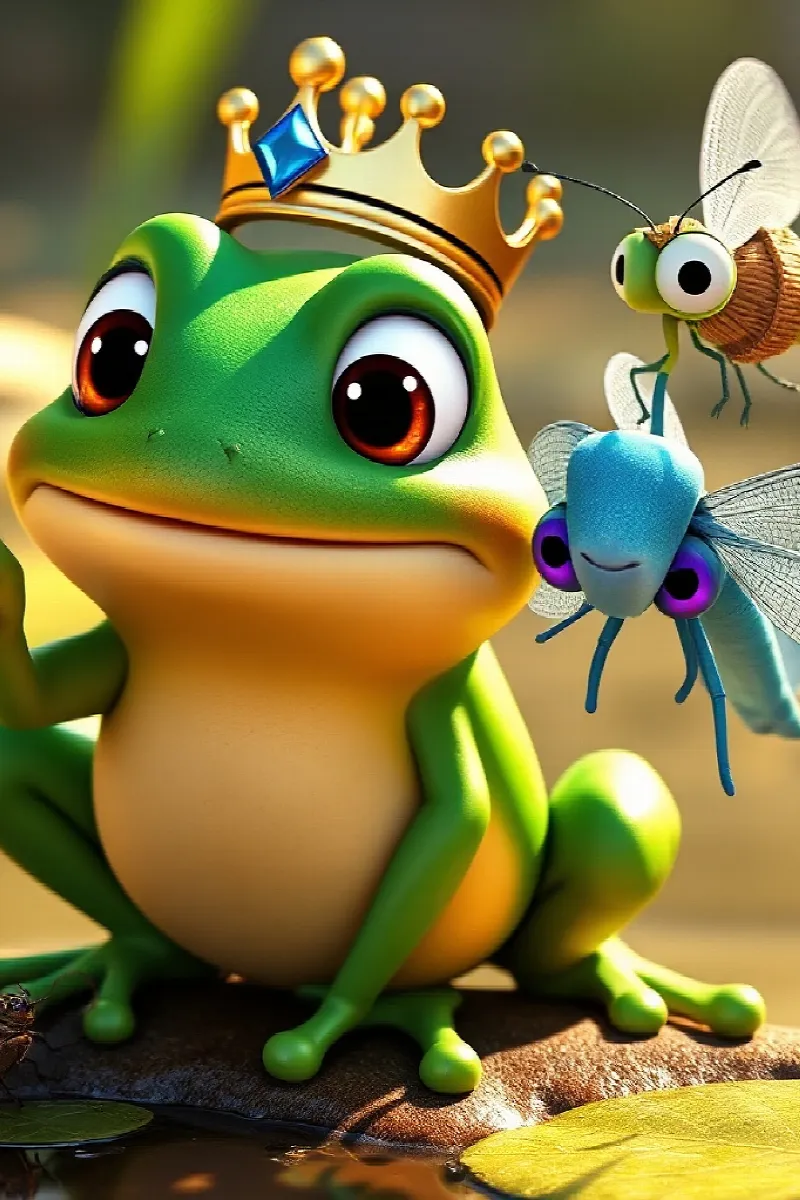 Picture 4 from the tale The Little Frog's Crown