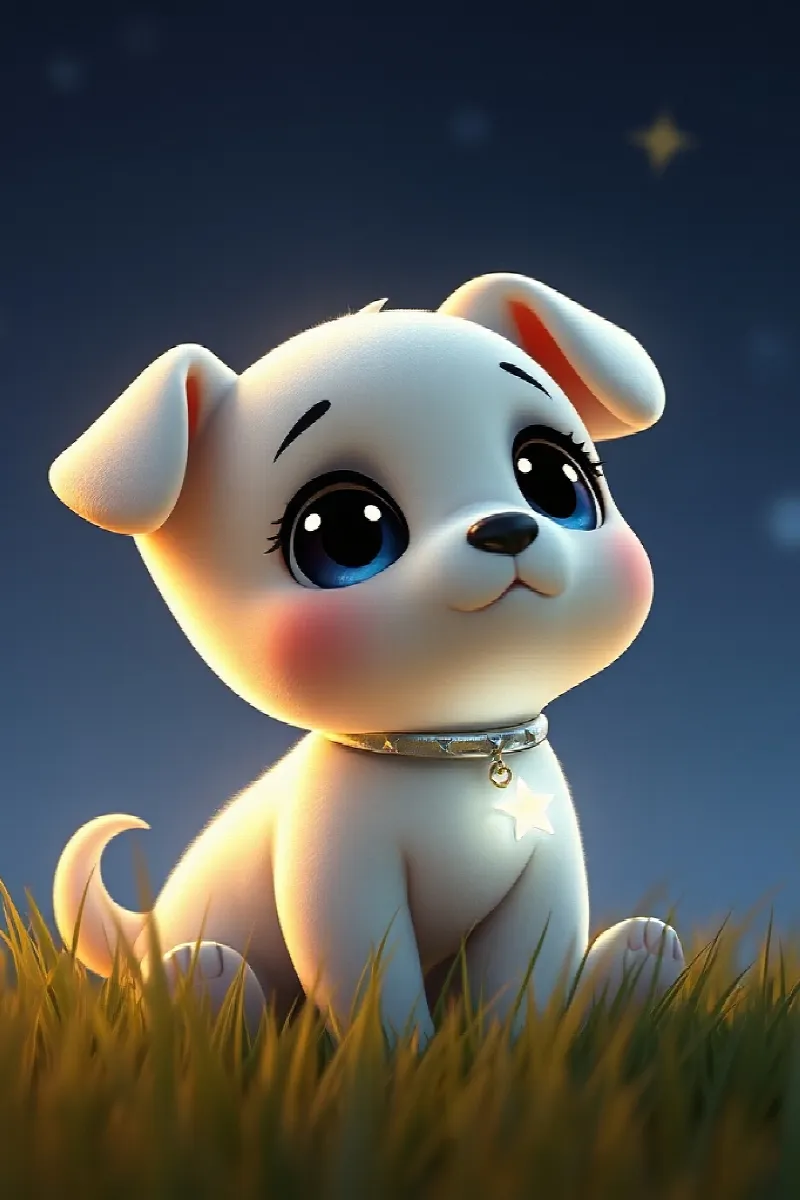 Picture 2 from the tale The Little Star Puppy