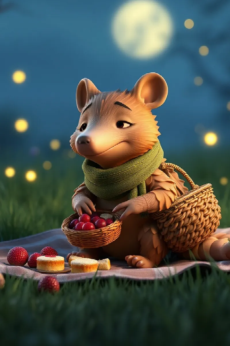 Picture 3 from the tale The Pangolin's Picnic