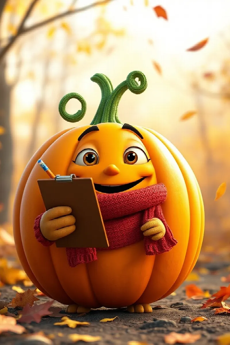 Picture 1 from the tale The Pumpkin with a Plan