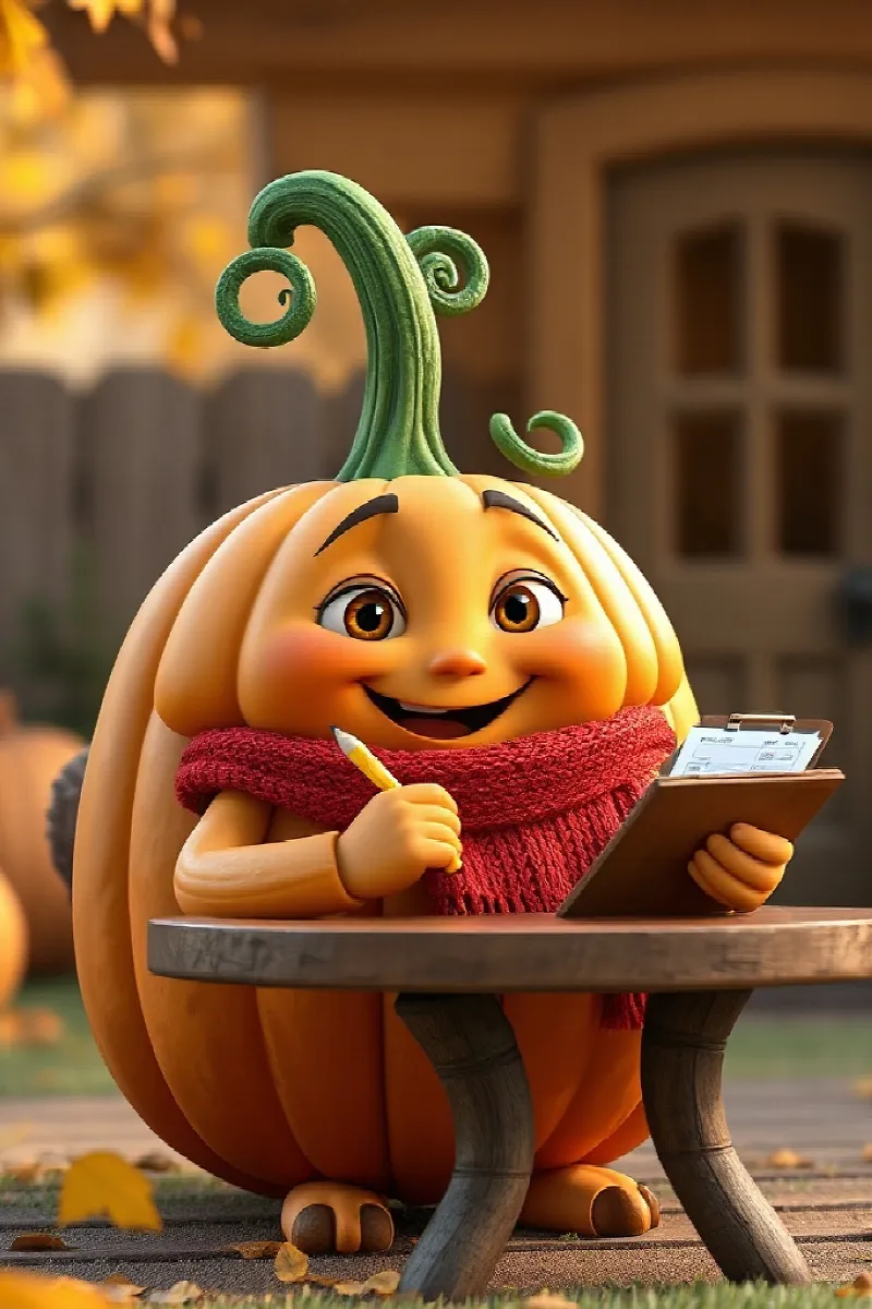 Picture 2 from the tale The Pumpkin with a Plan