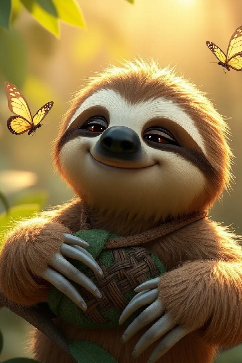 Picture 2 from the tale The Sloth's Great Adventure