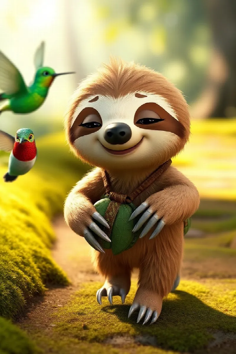 Picture 4 from the tale The Sloth's Great Adventure