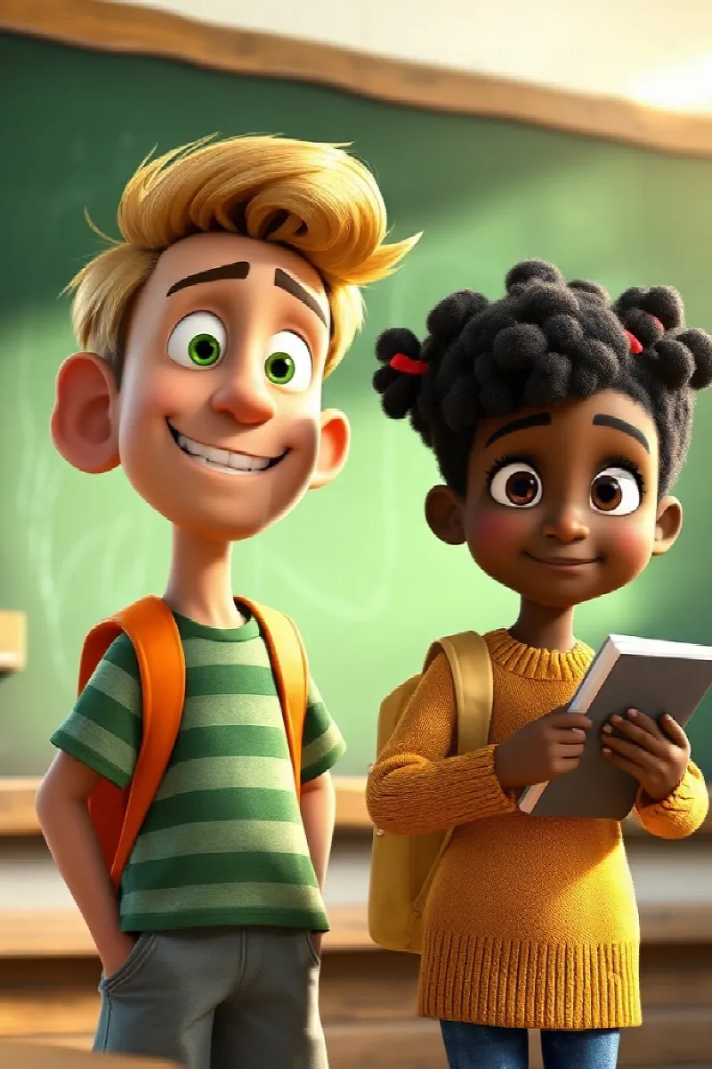 Picture 4 from the tale The Talking Blackboard