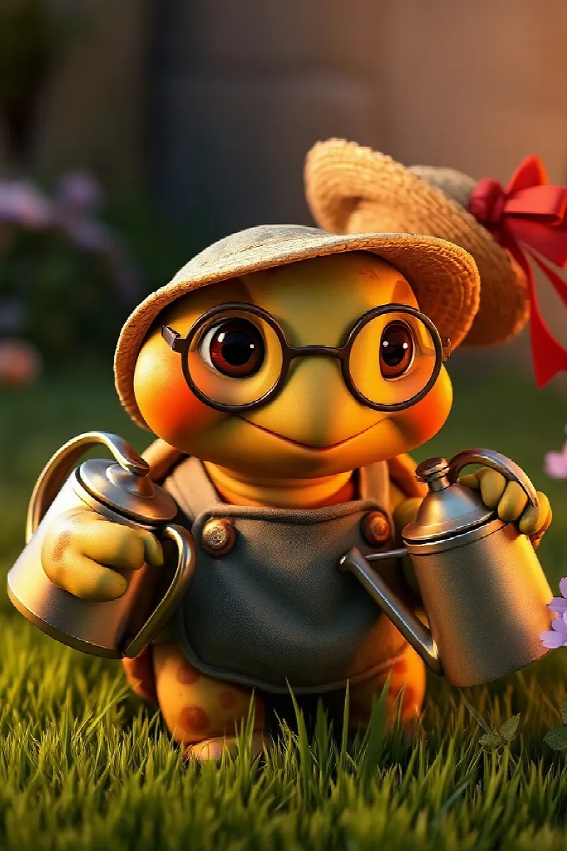 Picture 1 from the tale The Turtle's Moonlight Garden