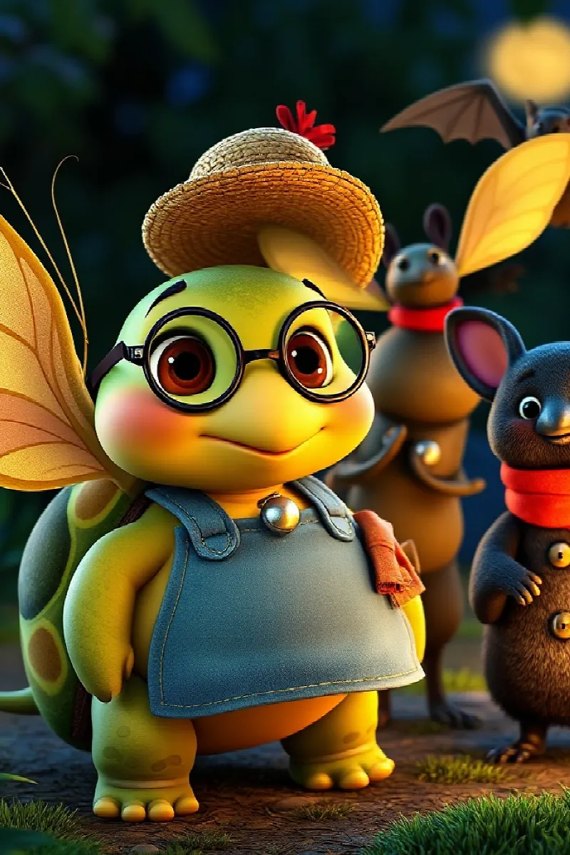 Picture 3 from the tale The Turtle's Moonlight Garden