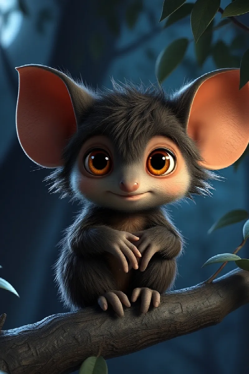 Küçük Aye-Aye masalından 1. resim