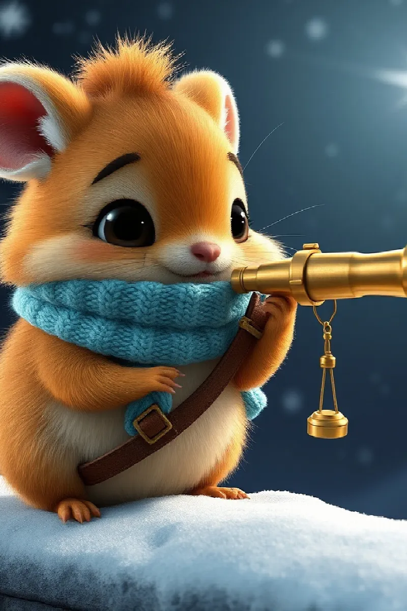 Küçük Pika'nın Teleskobu masalından 2. resim