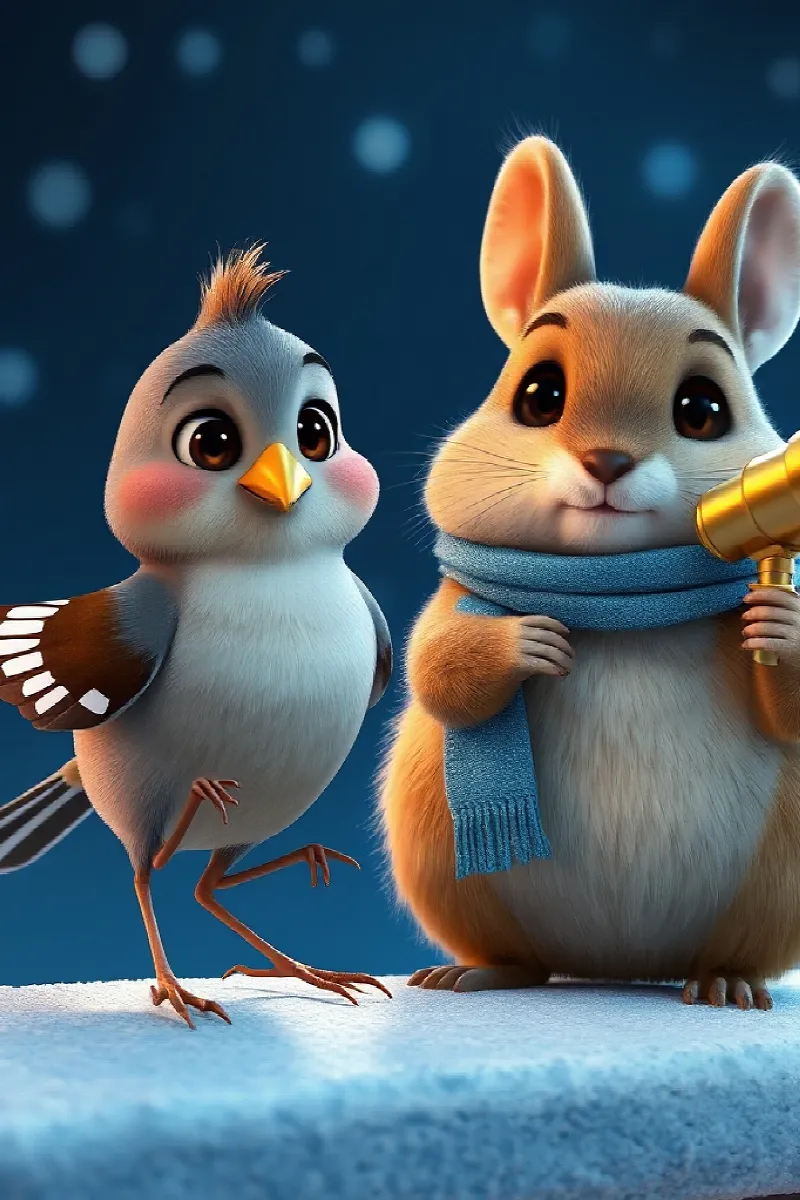 Küçük Pika'nın Teleskobu masalından 4. resim