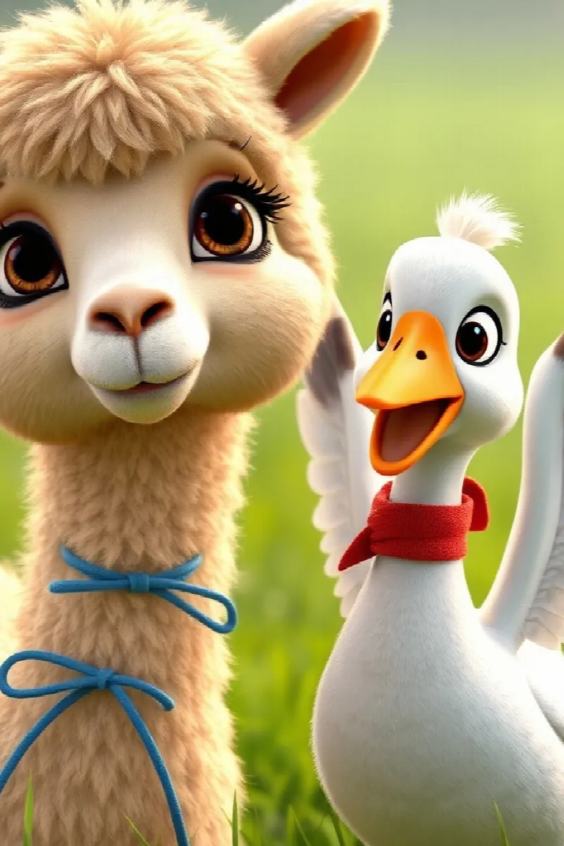 Picture 3 from the tale The Alpaca's New Friend